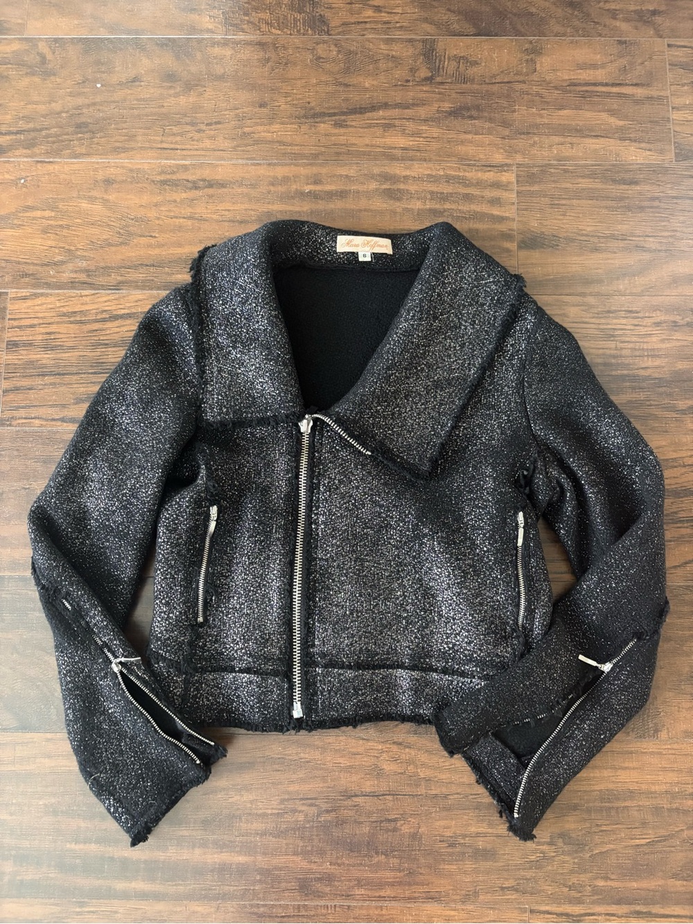 Mara Hoffman moto jacket size 6